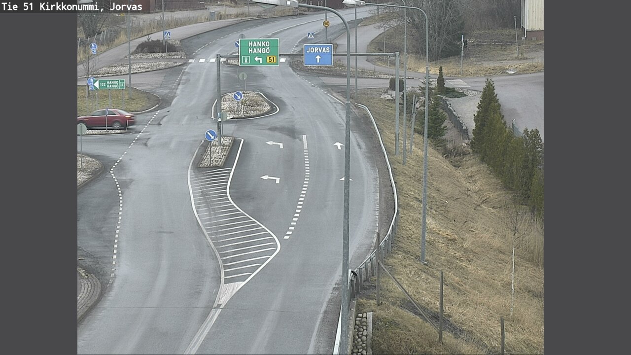 Weather Camera Image Road 51 Kirkkonummi, Jorvas, Kirkkonummi, Uusimaa
