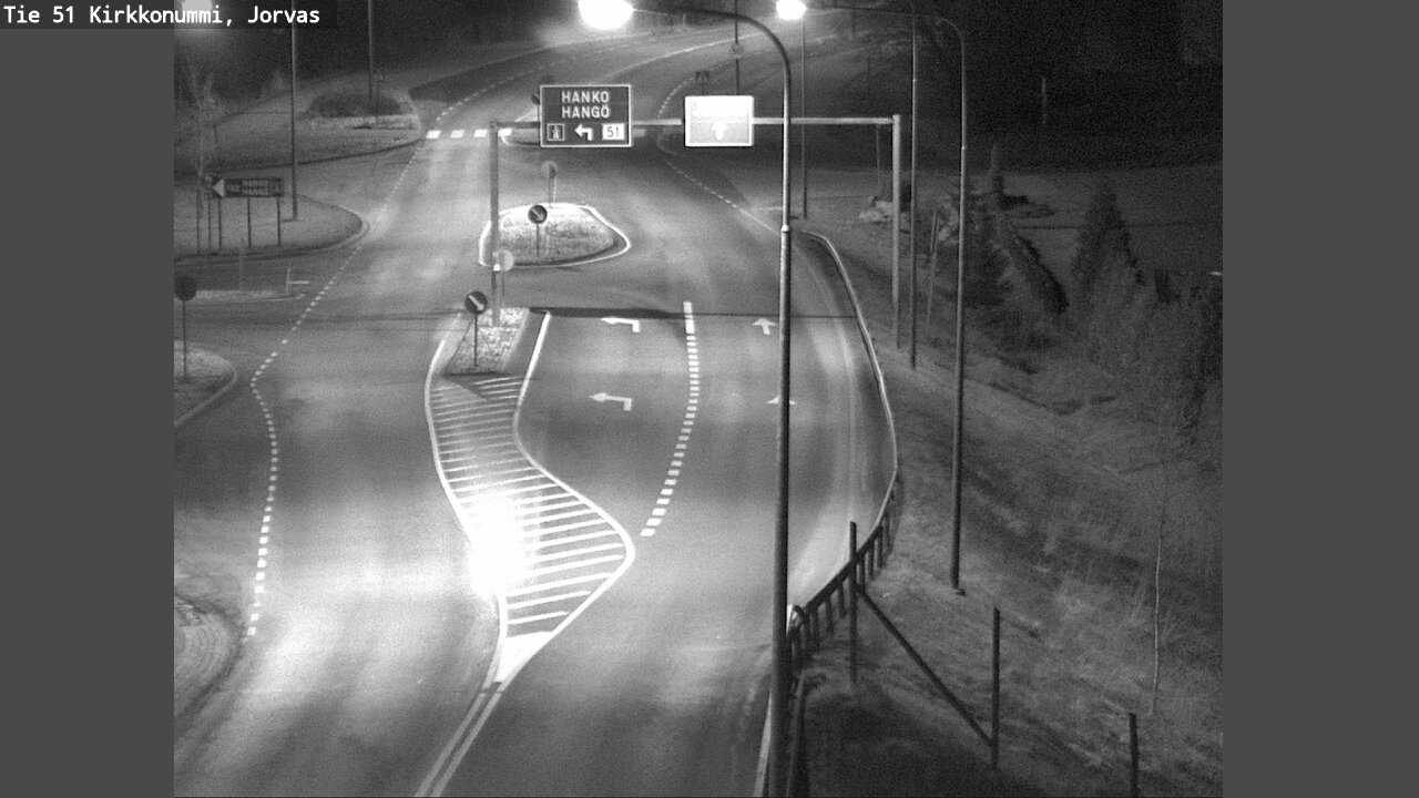 Weather Camera Image Road 51 Kirkkonummi, Jorvas, Kirkkonummi, Uusimaa