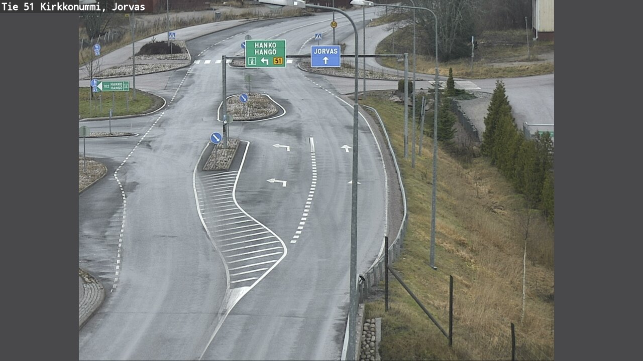 Weather Camera Image Väg 51 Kyrkslätt, Jorvas, Kirkkonummi, Uusimaa