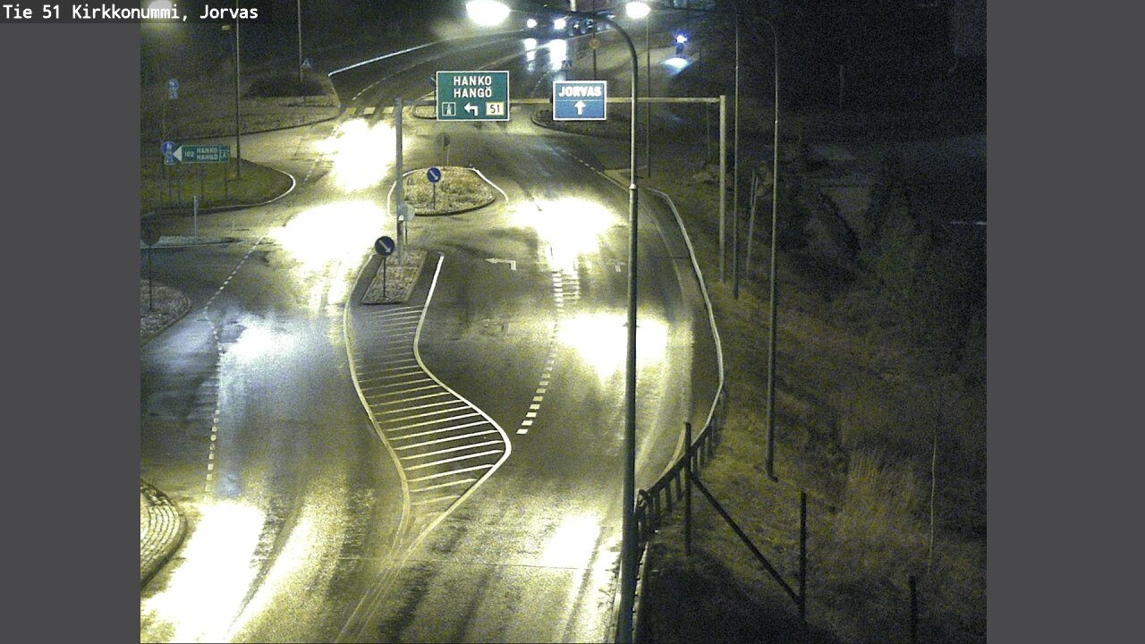 Weather Camera Image Väg 51 Kyrkslätt, Jorvas, Kirkkonummi, Uusimaa