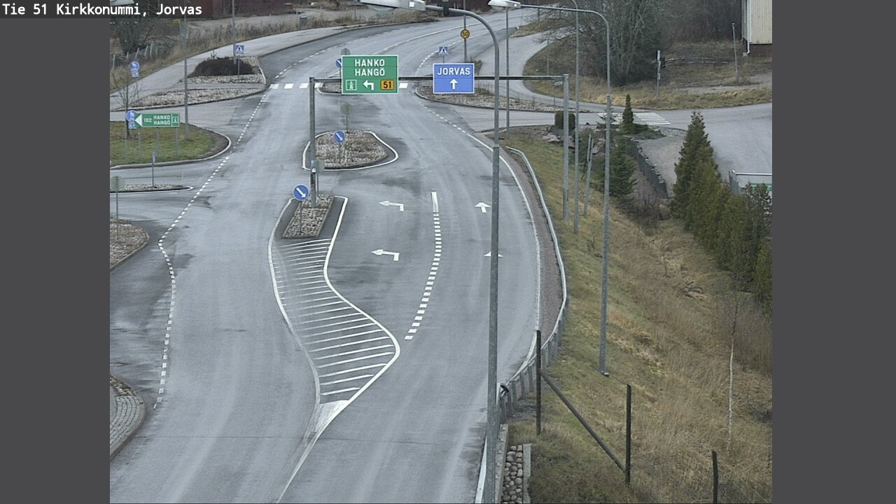 Weather Camera Image Väg 51 Kyrkslätt, Jorvas, Kirkkonummi, Uusimaa