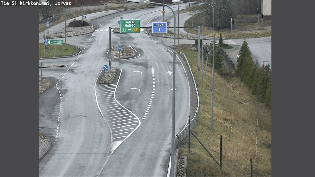 Weather Camera Image Väg 51 Kyrkslätt, Jorvas, Kirkkonummi, Uusimaa