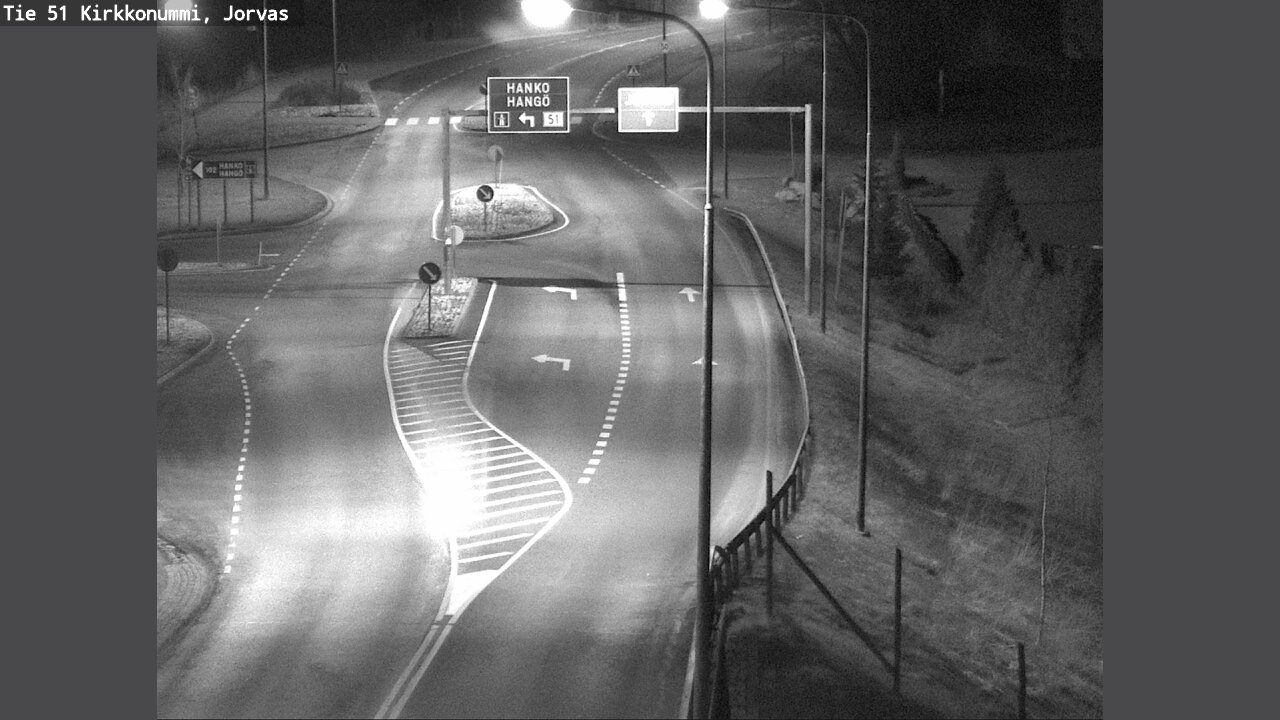 Weather Camera Image Road 51 Kirkkonummi, Jorvas, Kirkkonummi, Uusimaa