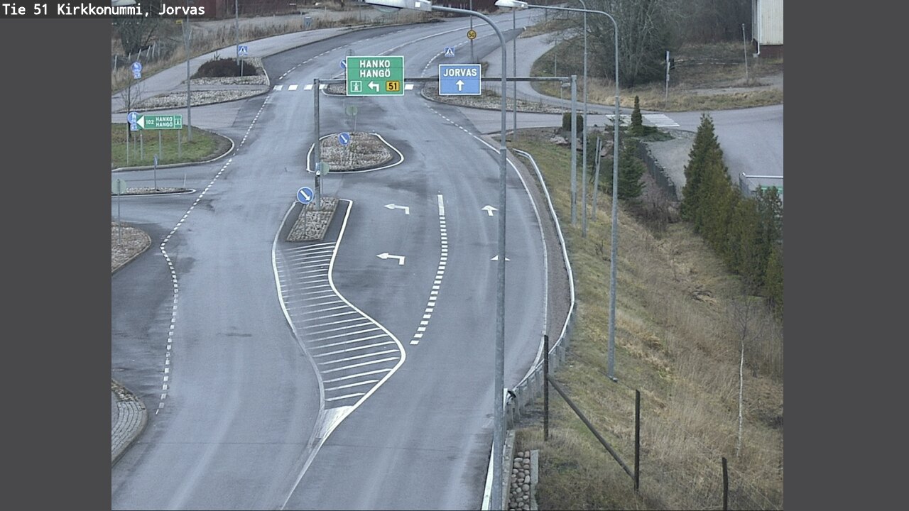 Weather Camera Image Väg 51 Kyrkslätt, Jorvas, Kirkkonummi, Uusimaa