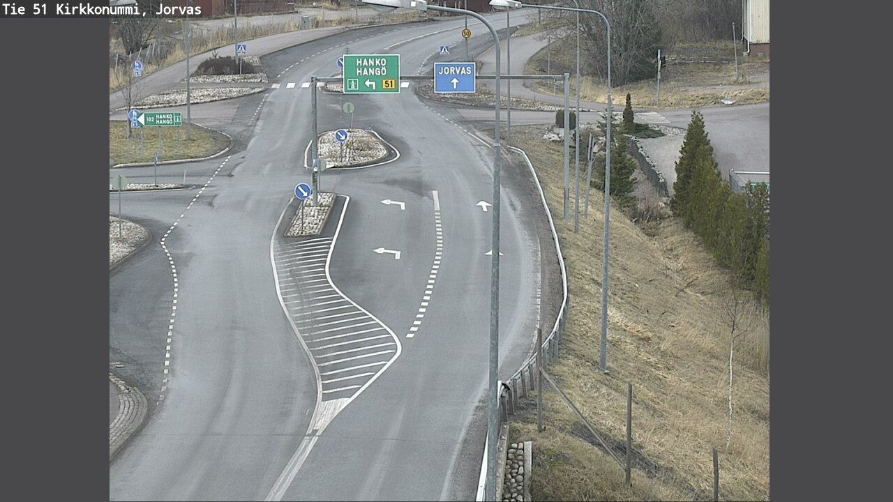 Weather Camera Image Road 51 Kirkkonummi, Jorvas, Kirkkonummi, Uusimaa