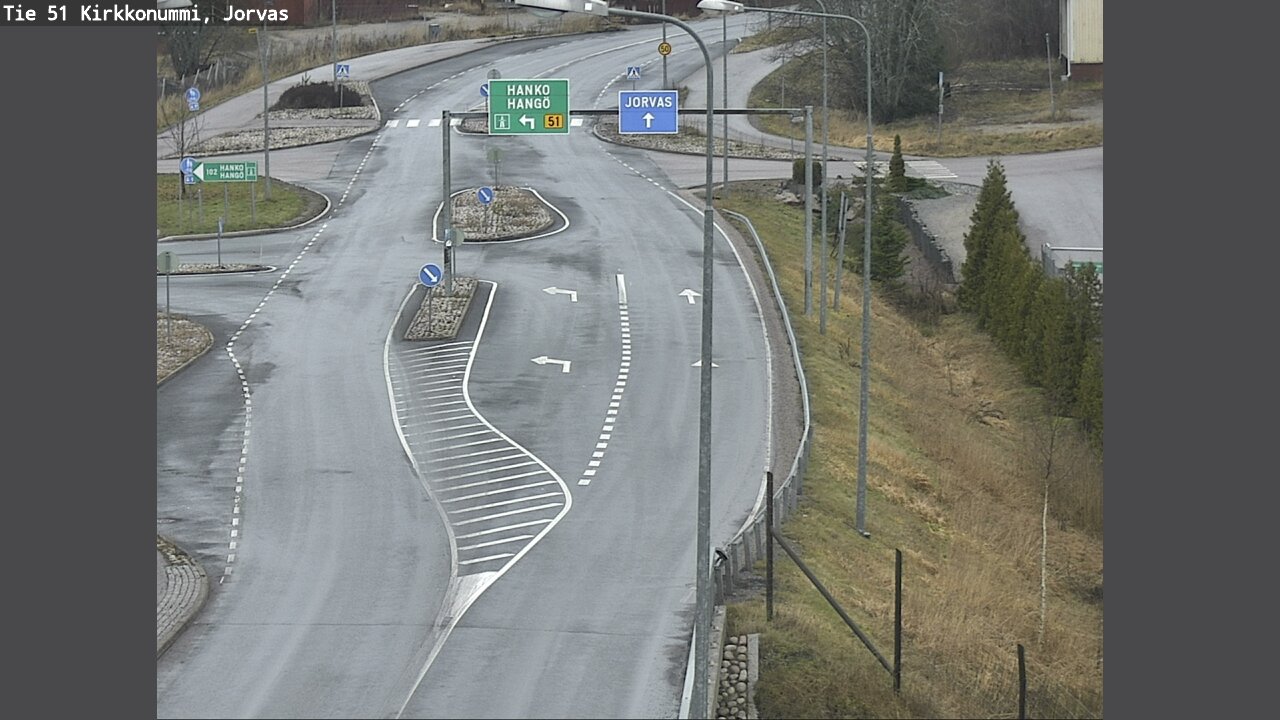 Weather Camera Image Väg 51 Kyrkslätt, Jorvas, Kirkkonummi, Uusimaa