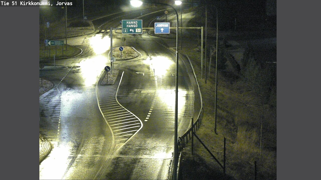 Weather Camera Image Road 51 Kirkkonummi, Jorvas, Kirkkonummi, Uusimaa