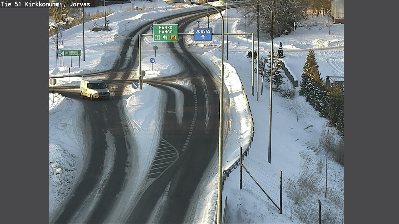 Weather Camera Image Väg 51 Kyrkslätt, Jorvas, Kirkkonummi, Uusimaa