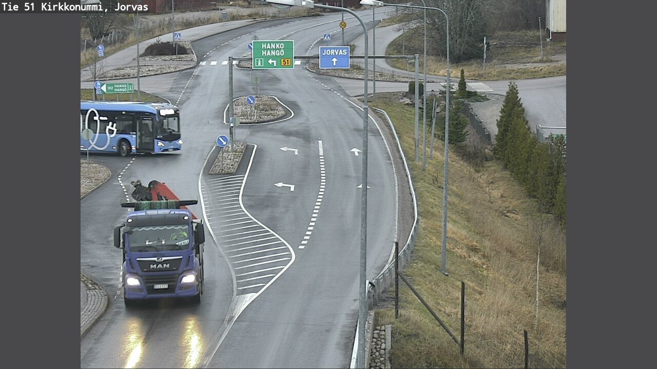 Weather Camera Image Väg 51 Kyrkslätt, Jorvas, Kirkkonummi, Uusimaa