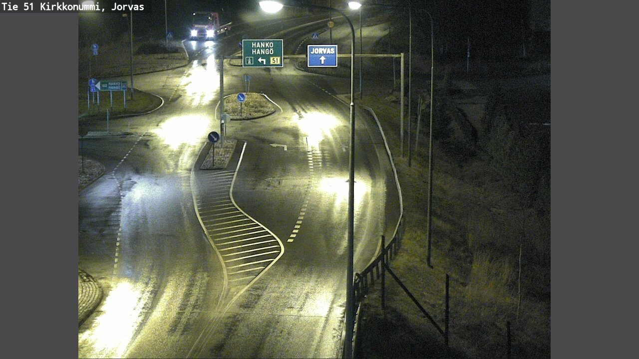Weather Camera Image Väg 51 Kyrkslätt, Jorvas, Kirkkonummi, Uusimaa