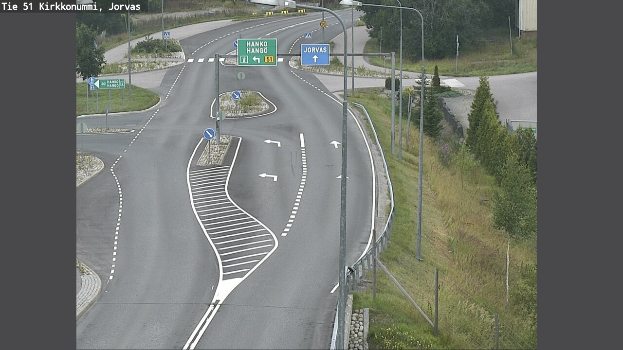 Weather Camera Image Road 51 Kirkkonummi, Jorvas, Kirkkonummi, Uusimaa