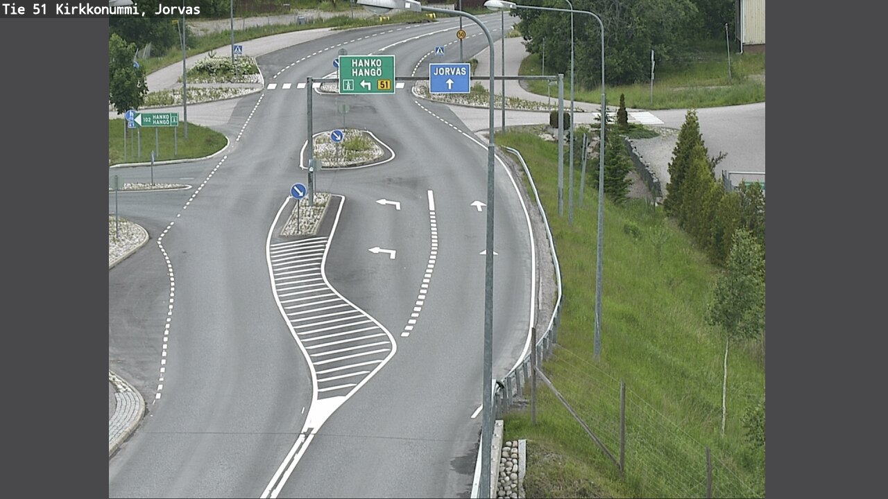 Weather Camera Image Road 51 Kirkkonummi, Jorvas, Kirkkonummi, Uusimaa