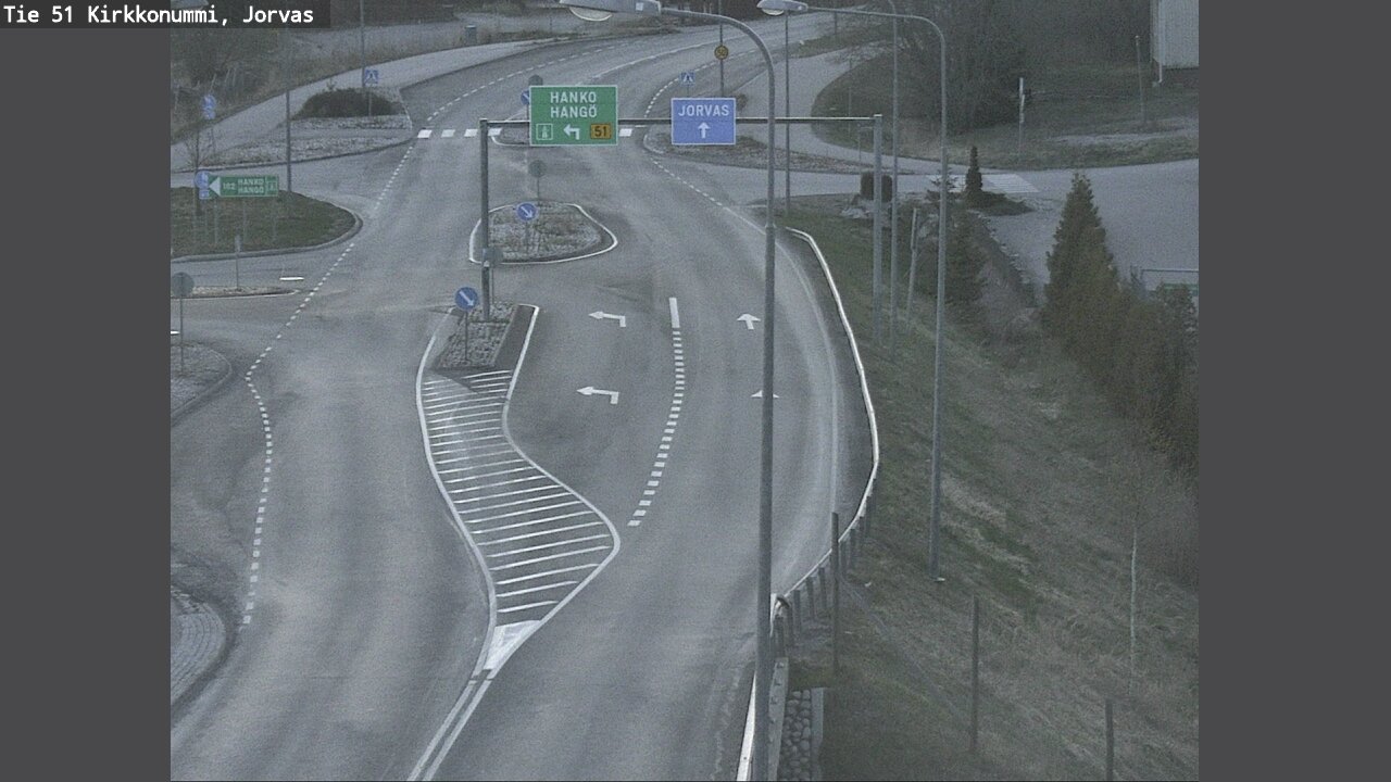 Weather Camera Image Väg 51 Kyrkslätt, Jorvas, Kirkkonummi, Uusimaa