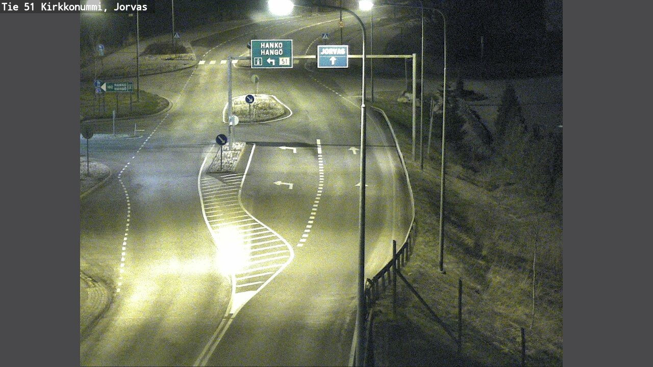 Weather Camera Image Road 51 Kirkkonummi, Jorvas, Kirkkonummi, Uusimaa