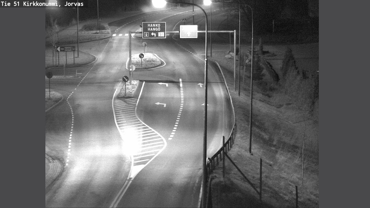 Weather Camera Image Road 51 Kirkkonummi, Jorvas, Kirkkonummi, Uusimaa