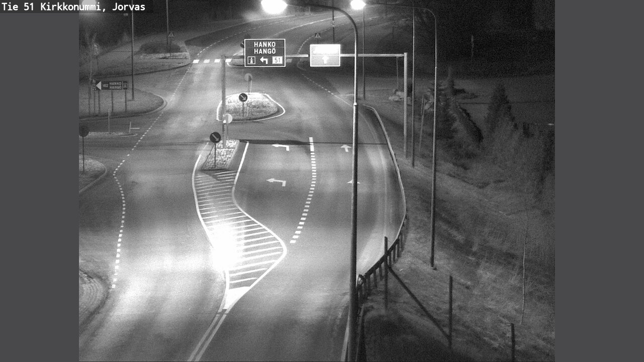 Weather Camera Image Road 51 Kirkkonummi, Jorvas, Kirkkonummi, Uusimaa
