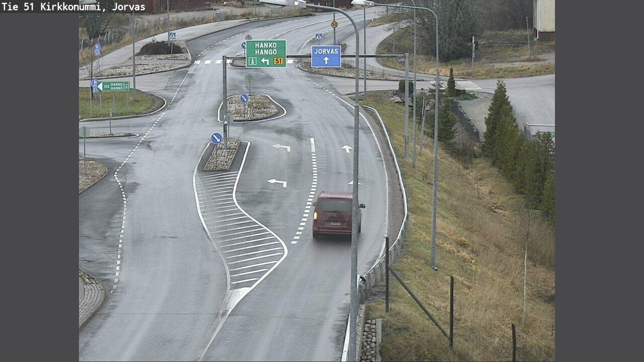 Weather Camera Image Väg 51 Kyrkslätt, Jorvas, Kirkkonummi, Uusimaa