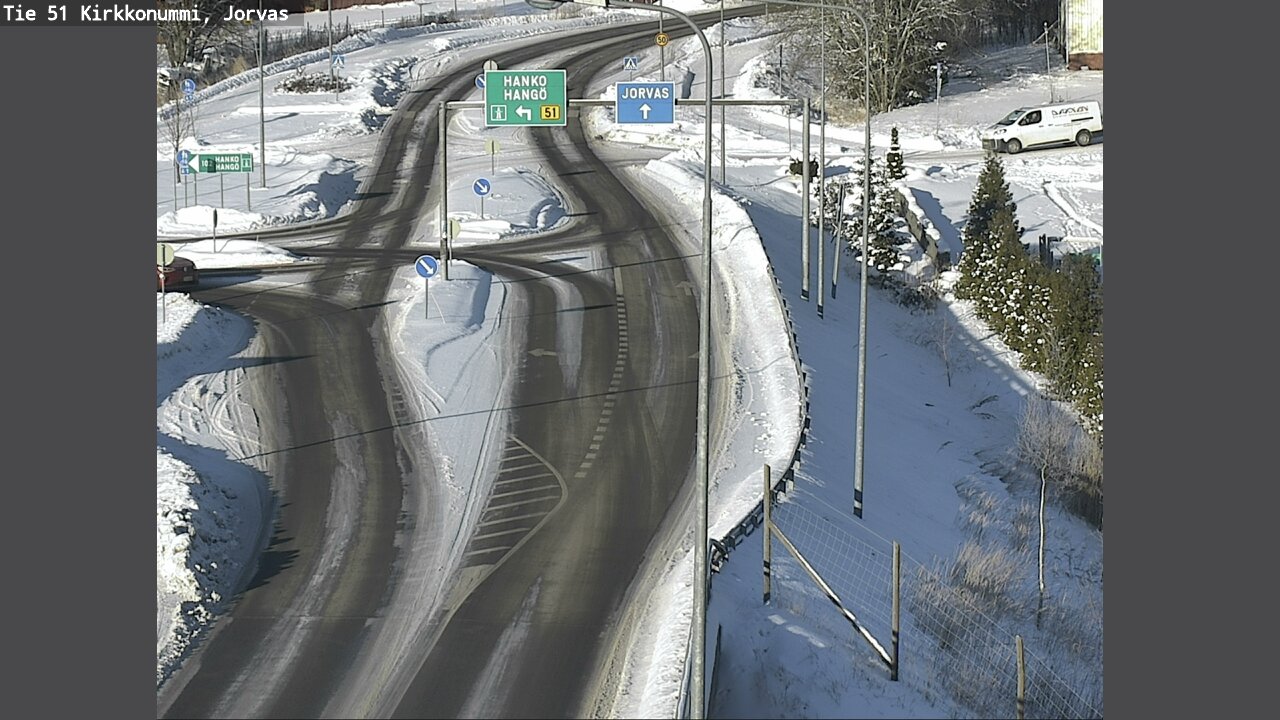 Weather Camera Image Road 51 Kirkkonummi, Jorvas, Kirkkonummi, Uusimaa
