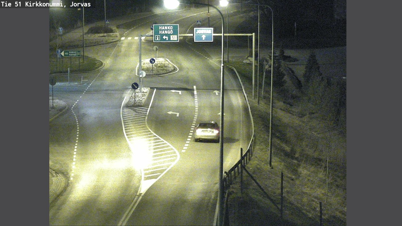 Weather Camera Image Väg 51 Kyrkslätt, Jorvas, Kirkkonummi, Uusimaa