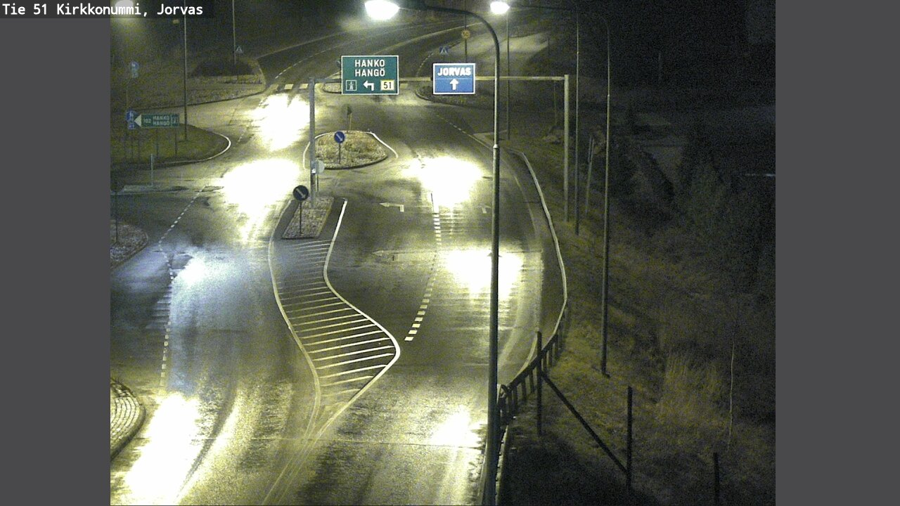 Weather Camera Image Road 51 Kirkkonummi, Jorvas, Kirkkonummi, Uusimaa