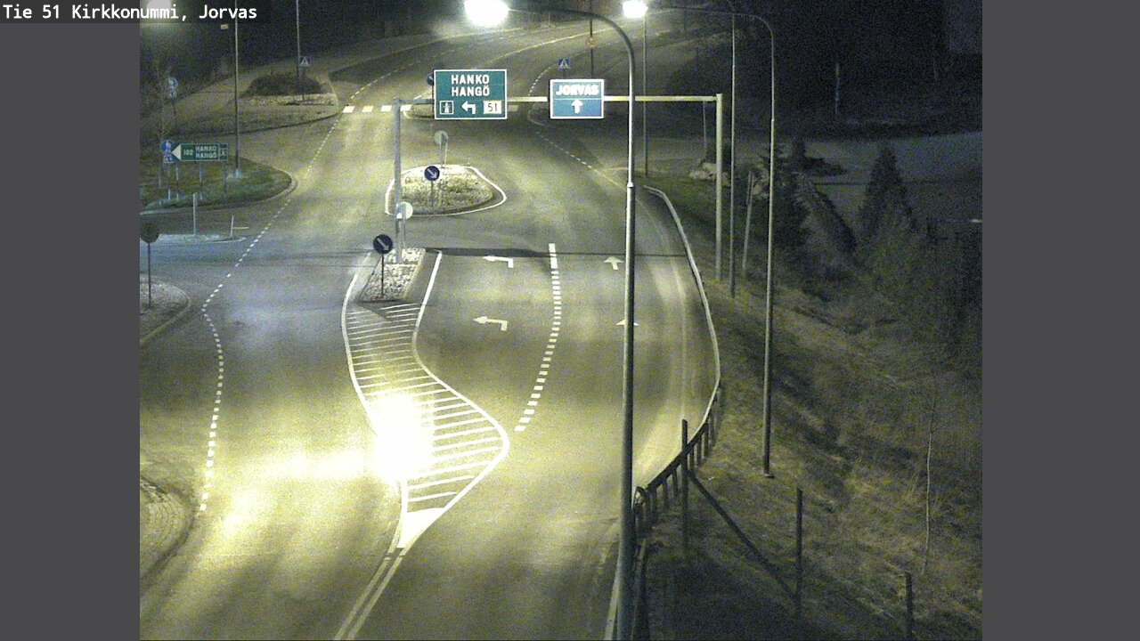 Weather Camera Image Väg 51 Kyrkslätt, Jorvas, Kirkkonummi, Uusimaa