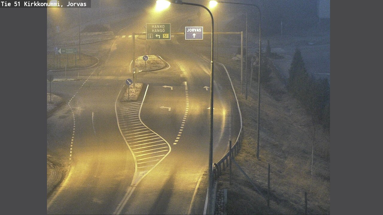 Weather Camera Image Road 51 Kirkkonummi, Jorvas, Kirkkonummi, Uusimaa