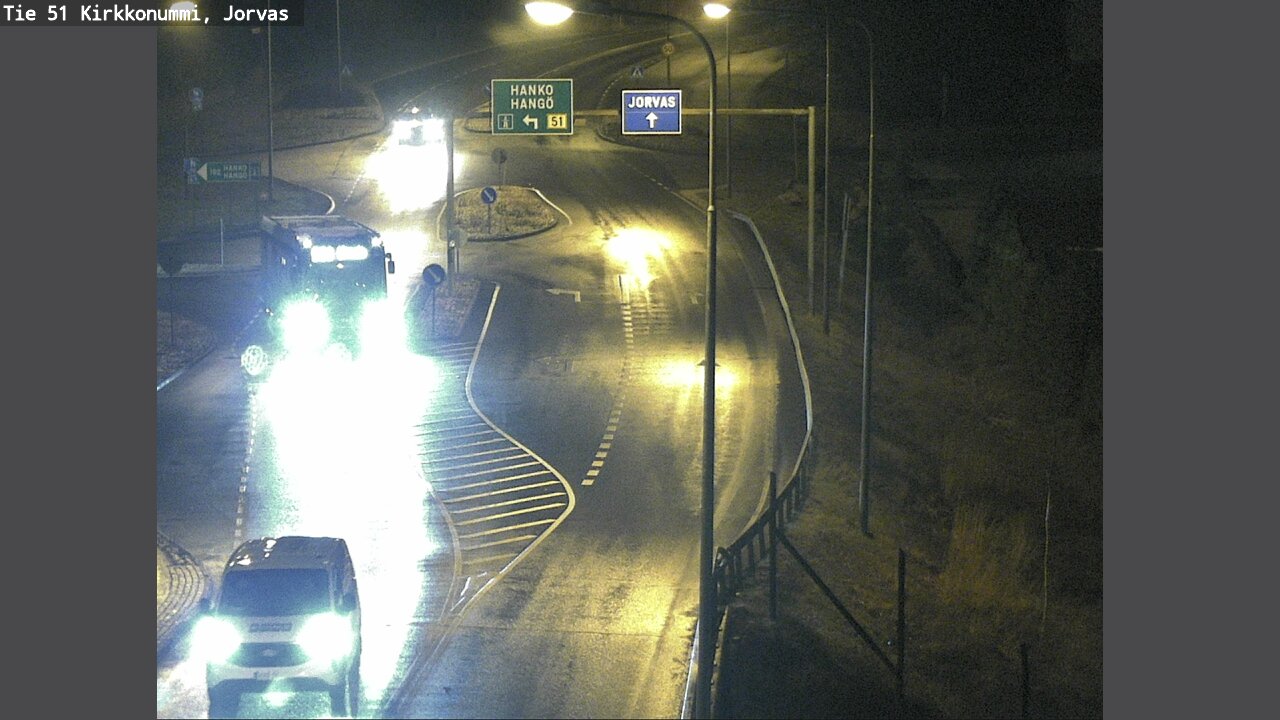 Weather Camera Image Väg 51 Kyrkslätt, Jorvas, Kirkkonummi, Uusimaa