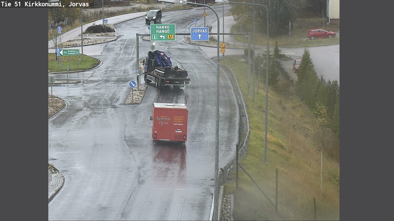 Weather Camera Image Road 51 Kirkkonummi, Jorvas, Kirkkonummi, Uusimaa
