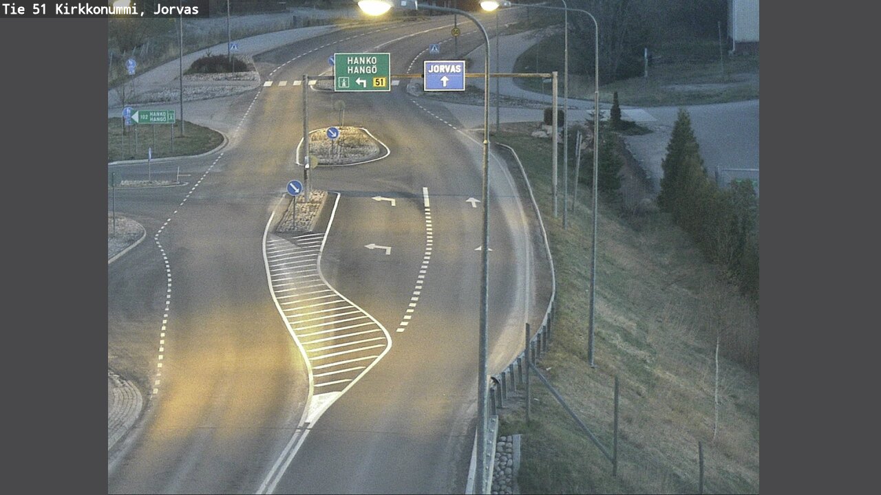 Weather Camera Image Road 51 Kirkkonummi, Jorvas, Kirkkonummi, Uusimaa
