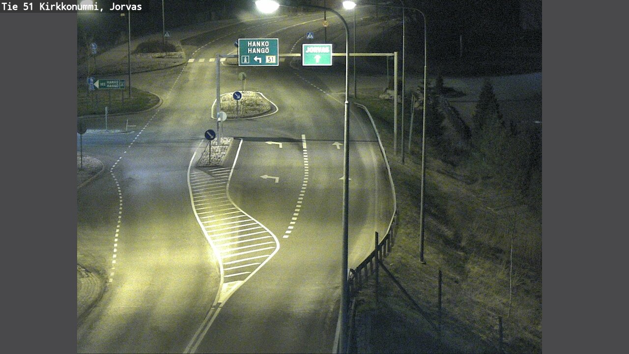 Weather Camera Image Väg 51 Kyrkslätt, Jorvas, Kirkkonummi, Uusimaa