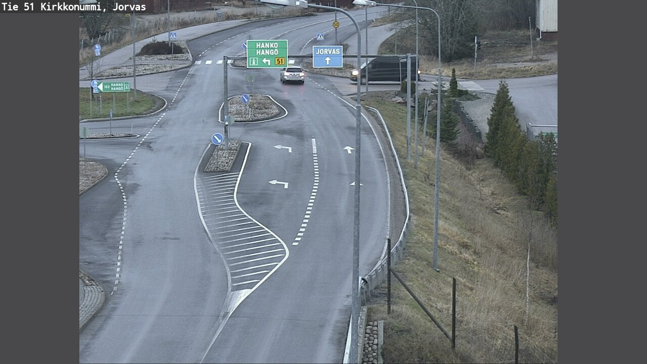Weather Camera Image Väg 51 Kyrkslätt, Jorvas, Kirkkonummi, Uusimaa