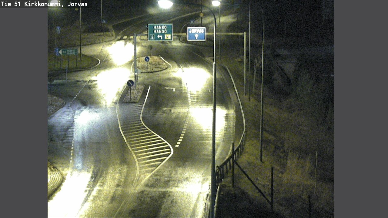 Weather Camera Image Väg 51 Kyrkslätt, Jorvas, Kirkkonummi, Uusimaa