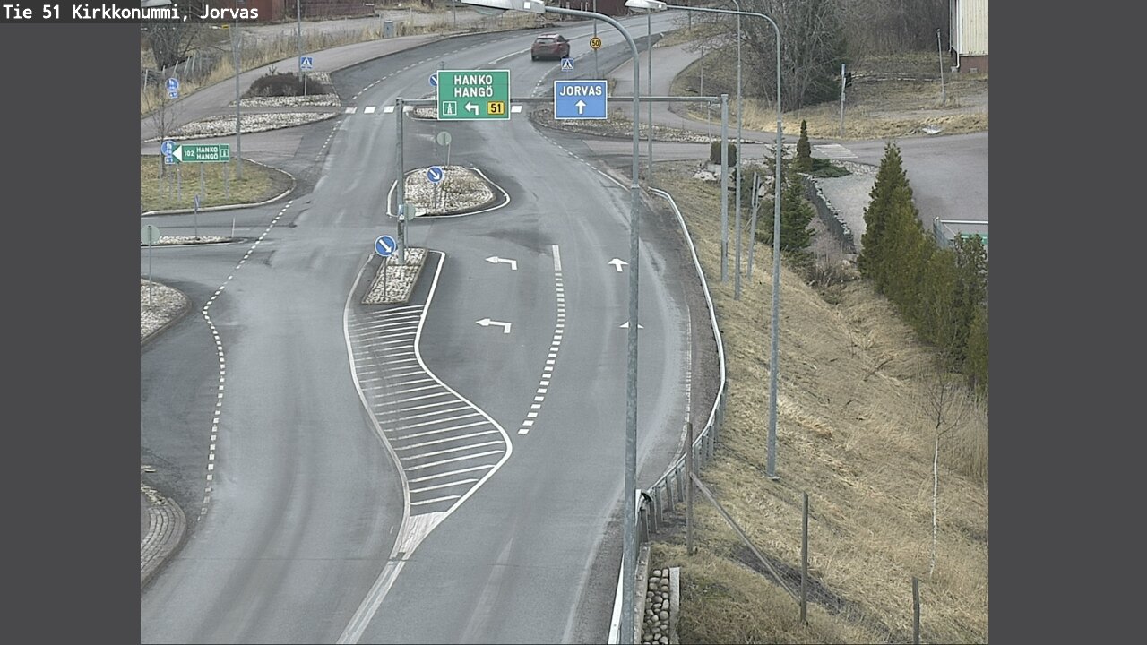 Weather Camera Image Road 51 Kirkkonummi, Jorvas, Kirkkonummi, Uusimaa
