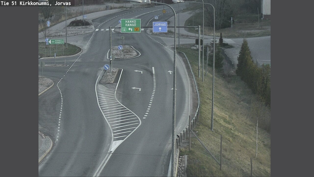 Weather Camera Image Road 51 Kirkkonummi, Jorvas, Kirkkonummi, Uusimaa