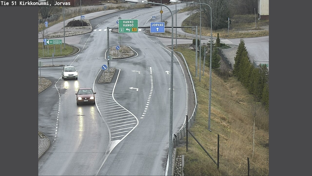 Weather Camera Image Väg 51 Kyrkslätt, Jorvas, Kirkkonummi, Uusimaa