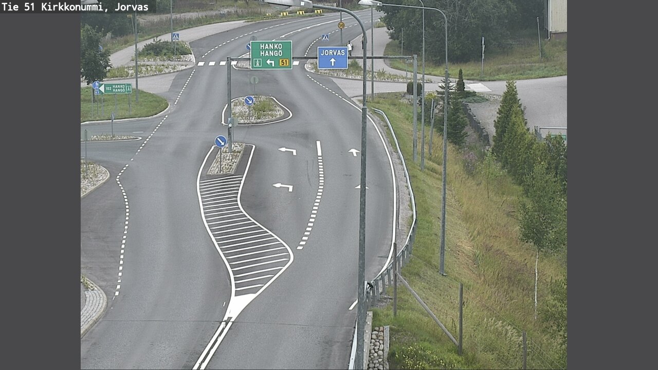 Weather Camera Image Road 51 Kirkkonummi, Jorvas, Kirkkonummi, Uusimaa