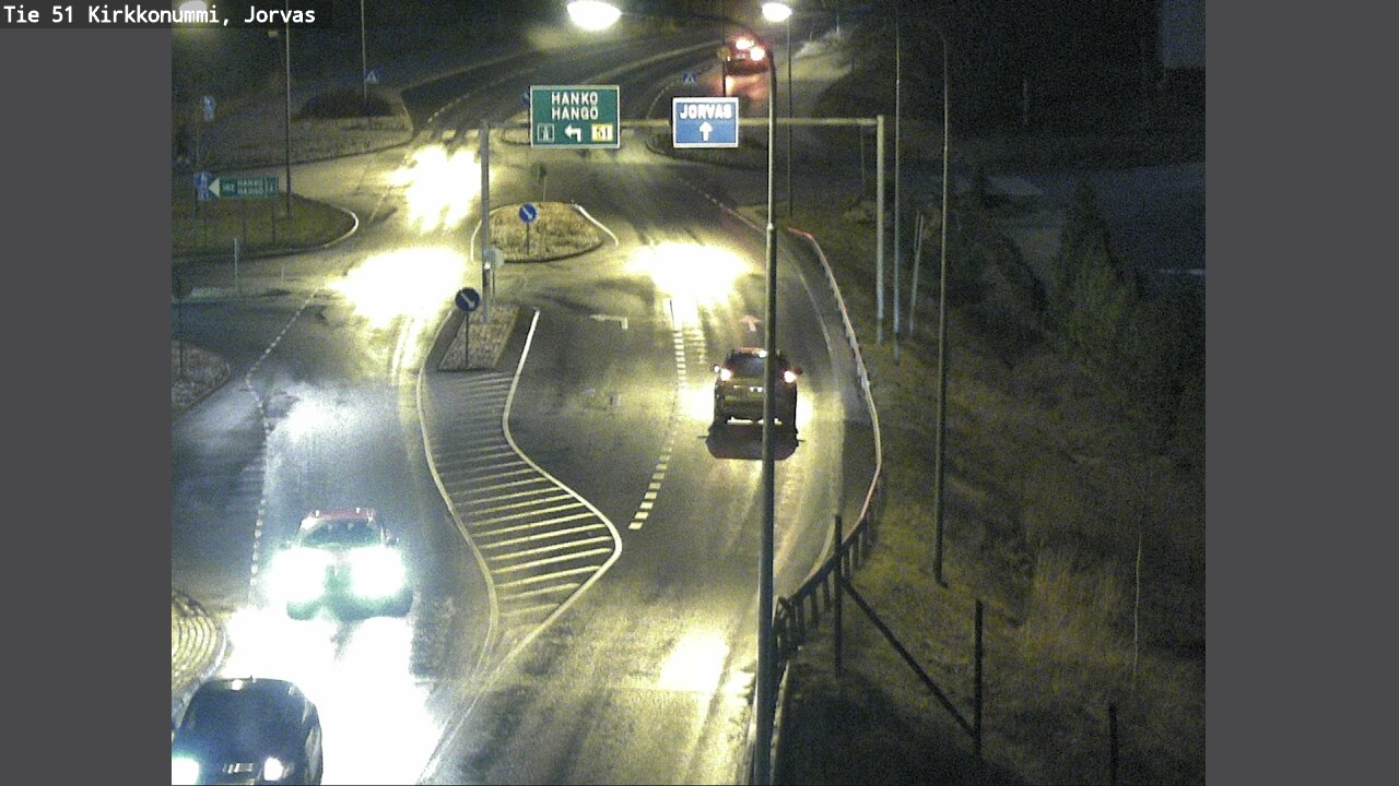 Weather Camera Image Väg 51 Kyrkslätt, Jorvas, Kirkkonummi, Uusimaa