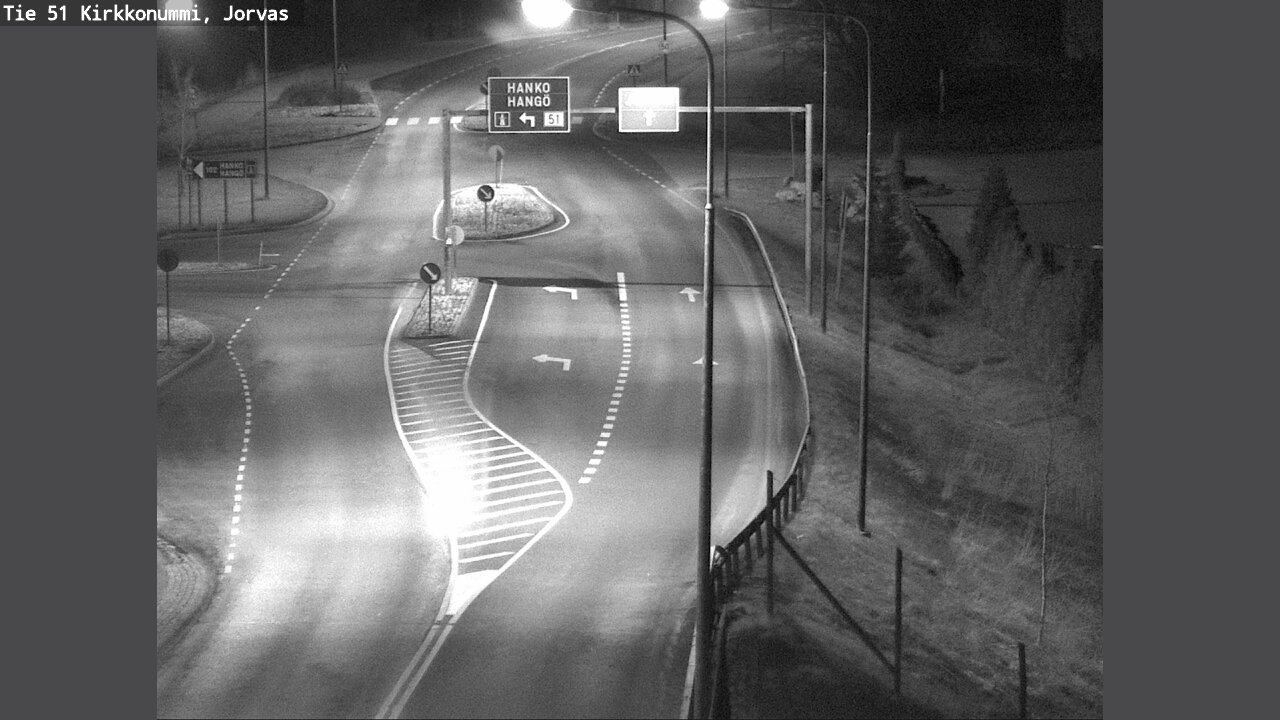 Weather Camera Image Road 51 Kirkkonummi, Jorvas, Kirkkonummi, Uusimaa