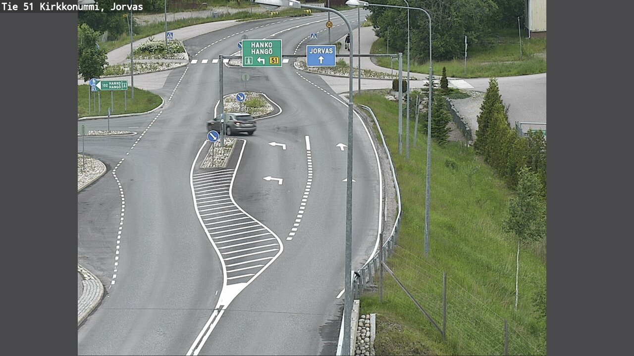Weather Camera Image Väg 51 Kyrkslätt, Jorvas, Kirkkonummi, Uusimaa