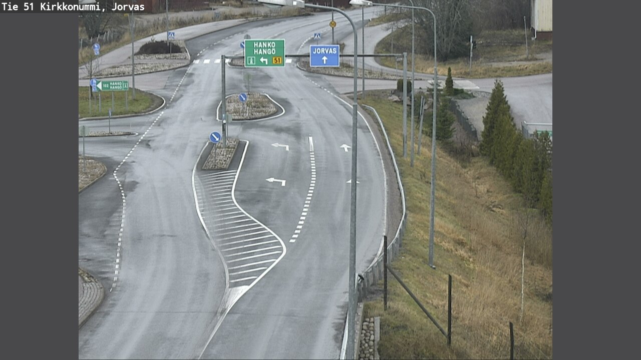 Weather Camera Image Väg 51 Kyrkslätt, Jorvas, Kirkkonummi, Uusimaa
