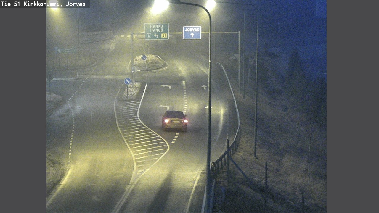 Weather Camera Image Road 51 Kirkkonummi, Jorvas, Kirkkonummi, Uusimaa