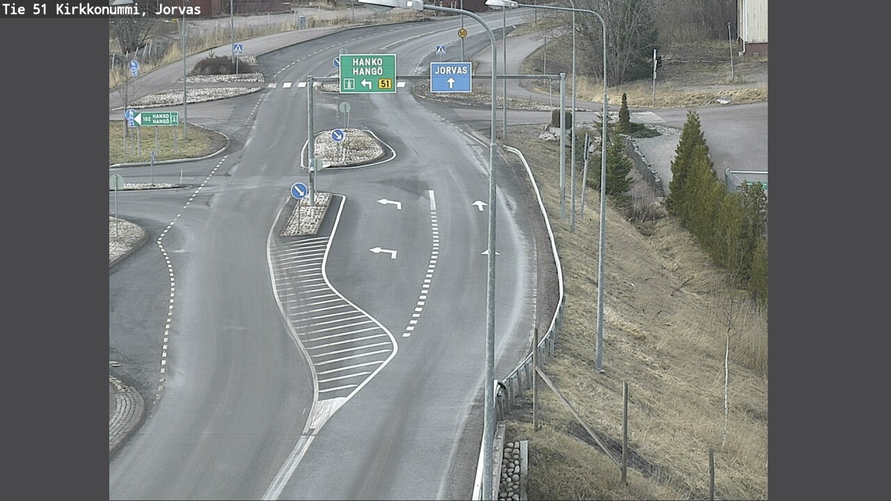 Weather Camera Image Road 51 Kirkkonummi, Jorvas, Kirkkonummi, Uusimaa