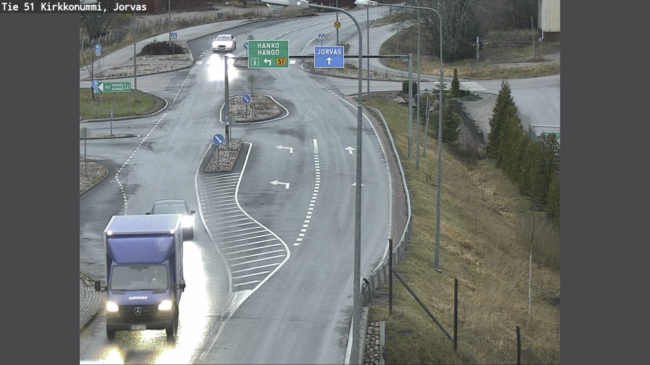 Weather Camera Image Väg 51 Kyrkslätt, Jorvas, Kirkkonummi, Uusimaa