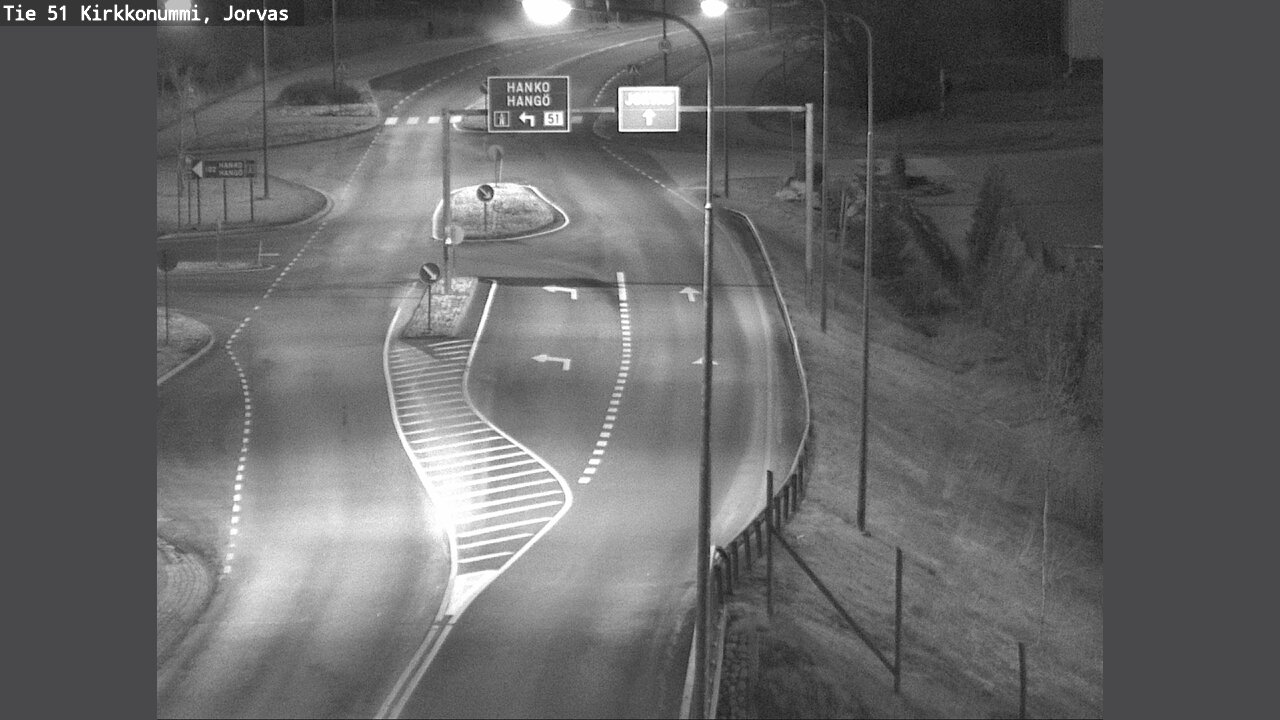 Weather Camera Image Road 51 Kirkkonummi, Jorvas, Kirkkonummi, Uusimaa