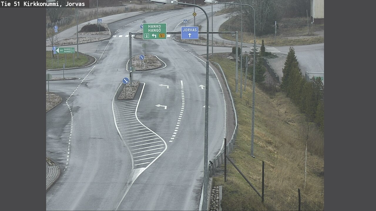 Weather Camera Image Väg 51 Kyrkslätt, Jorvas, Kirkkonummi, Uusimaa