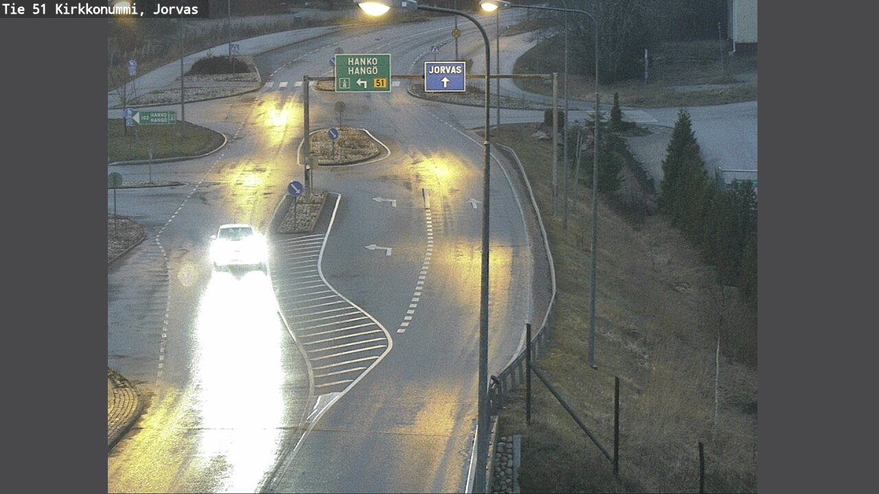 Weather Camera Image Road 51 Kirkkonummi, Jorvas, Kirkkonummi, Uusimaa
