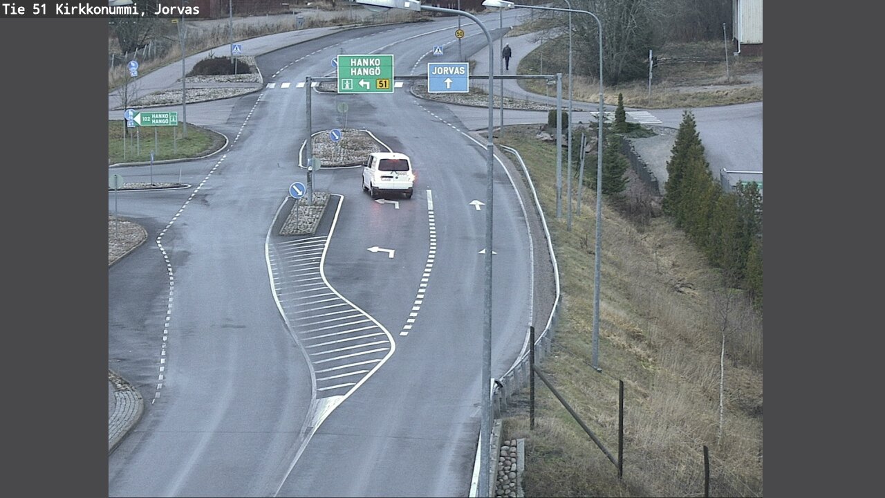 Weather Camera Image Väg 51 Kyrkslätt, Jorvas, Kirkkonummi, Uusimaa