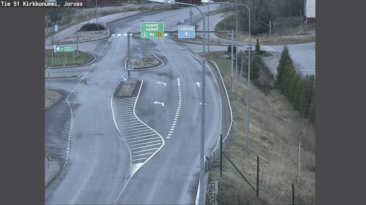 Weather Camera Image Väg 51 Kyrkslätt, Jorvas, Kirkkonummi, Uusimaa