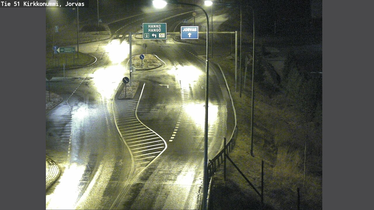 Weather Camera Image Road 51 Kirkkonummi, Jorvas, Kirkkonummi, Uusimaa
