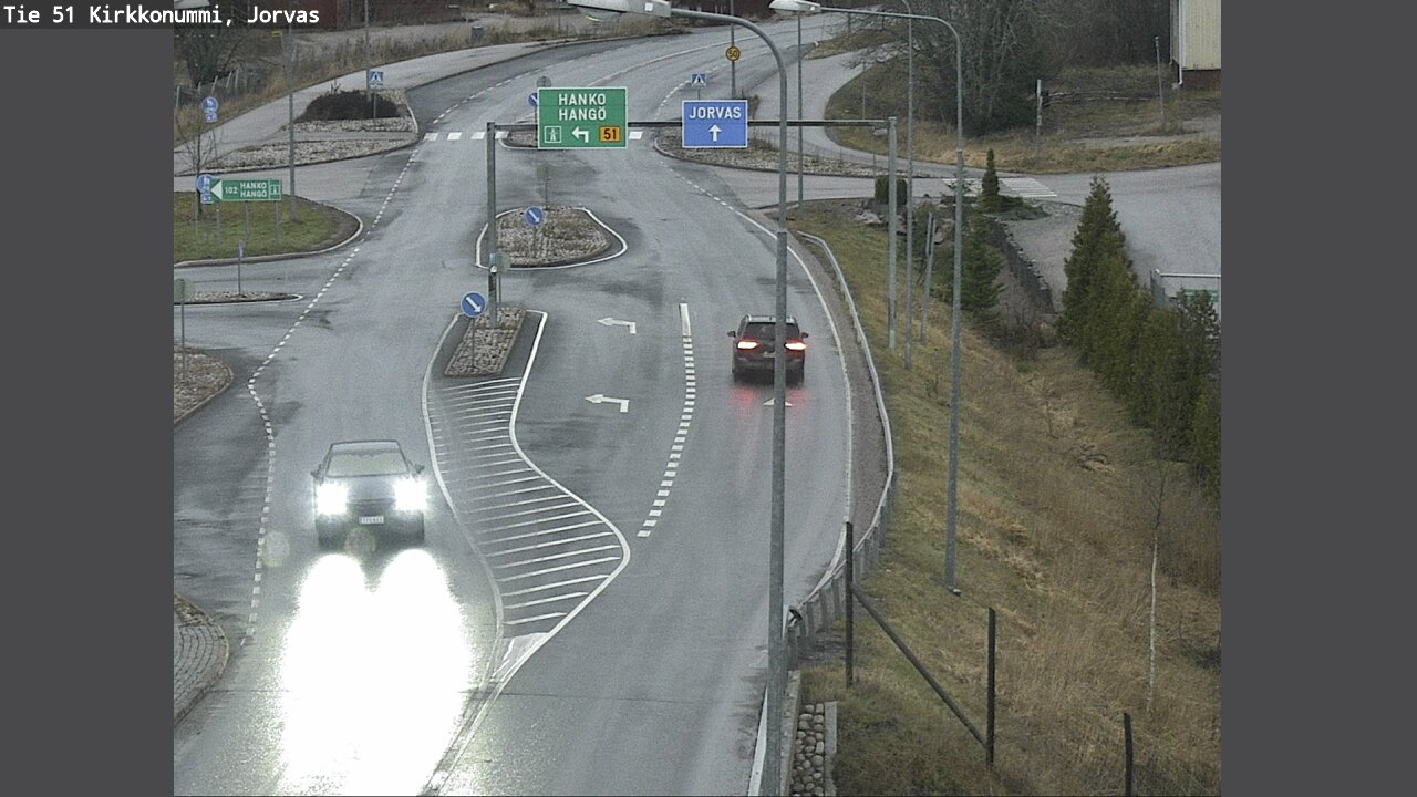Weather Camera Image Väg 51 Kyrkslätt, Jorvas, Kirkkonummi, Uusimaa